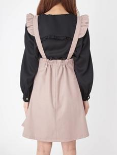 ハイウエストタックフレアースカート