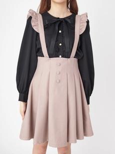 ハイウエストタックフレアースカート