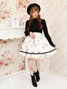 Favorite Ribbonフレアーギャザースカート