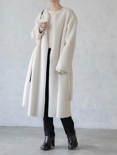 【NEW】amel original
eco fur long coat / ivory