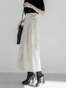 【RE ARRIVAL】corduroy wrap skirt