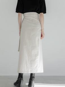 【RE ARRIVAL】corduroy wrap skirt