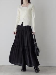 【RE ARRIVAL】button line asymmetry knit / ivory 【RE ARRIVAL】button line asymmetry knit / ivory
