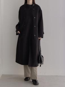 【NEW】2way double button coat