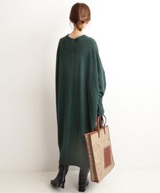 【ADAWAS/アダワス】CASHMERE BLENDED ワンピース◆