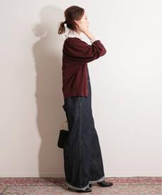 《予約》IENA LA BOUCLE バイカラーレースカーディガン◆ 《予約》IENA LA BOUCLE バイカラーレースカーディガン◆