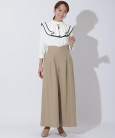 サスペ付きワイドパンツ
