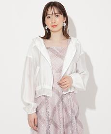 シアーフード付きブルゾン