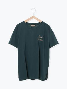 【オーガニックコットン】ロゴ刺繍Tシャツ