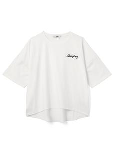 ロゴ刺繍ビッグTシャツ[ze240]