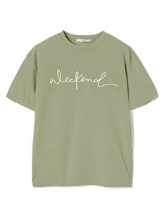 ロゴクルーネックTシャツ[ze315]