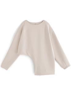 アシンメトリーアーチカットトップス[gf39]