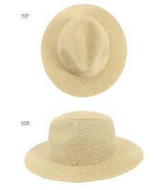 UV加工が嬉しい♪透かし編み中折れハット [J912]