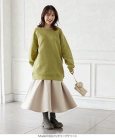 キルティングビッグプルオーバー [C5764]