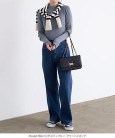 [選べるタイプ] 定番リブニットトップス [C2717]