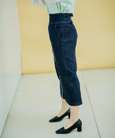 ジップデニムタイトスカート