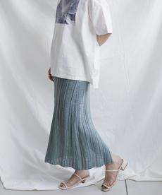 【WEB限定】透かし編みスカート