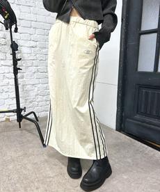 【SLOPPY/スロッピー】Sロゴナイロンラインスカート