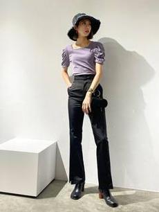 デニムワイドフリンジハット デニムワイドフリンジハット