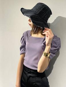 デニムワイドフリンジハット デニムワイドフリンジハット