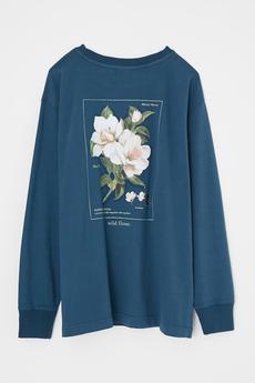 FLOWER PICTURE BOOK LS Tシャツ