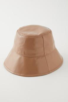 ●VEAGAN LEATHER BUCKET ハット