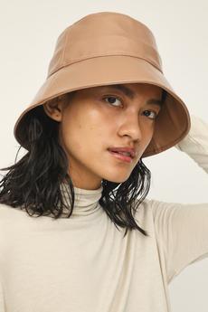 ●VEAGAN LEATHER BUCKET ハット