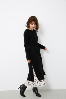 Pattern Pleats SET Knit OP