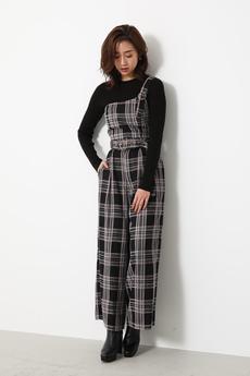 Mole check Bustier TOP