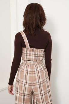 Mole check Bustier TOP