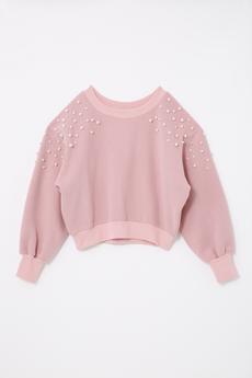 Many F Pearl Sweat TOP-R