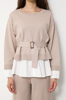 Shirt Combi Knit TOP-R