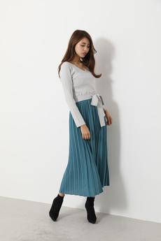 Cache-coeur Knit Pleats OP