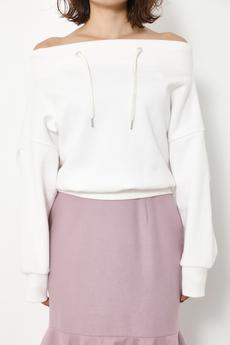 Off Shoulder sweat TOP-R
