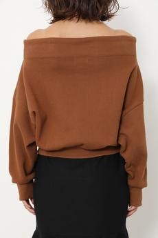 Off Shoulder sweat TOP-R