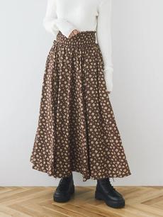 シャーリングスカート シャーリングスカート