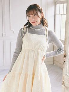 Areeamレースリブニットタートル Areeamレースリブニットタートル
