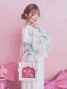 ミニー&フィガロ/ショルダー付きリボンバッグ ミニー&フィガロ/ショルダー付きリボンバッグ