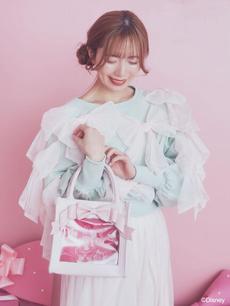 ミニー&フィガロ/ショルダー付きリボンバッグ ミニー&フィガロ/ショルダー付きリボンバッグ
