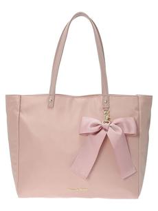 リボンチャーム付き3ルームトートバッグ