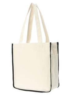 パイピングスクエアトートバッグ