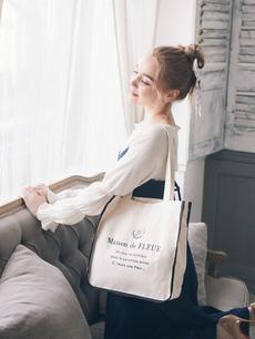 パイピングスクエアトートバッグ