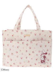 Minnie Mouse/フラワープリントトートバッグ