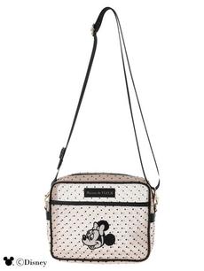 Minnie Mouse/ドットメッシュショルダー