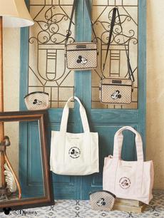 Minnie Mouse/ドットメッシュショルダー