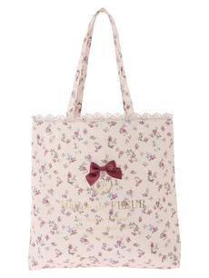 オリジナルフラワープリントトートバッグ