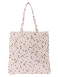 オリジナルフラワープリントトートバッグ