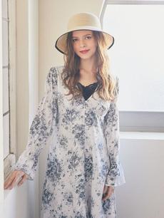 【先行予約】リボンスリットパイピングハット