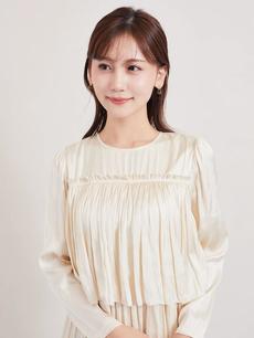 プリーツティアードワンピース