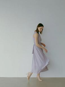 カシュクールワンピース